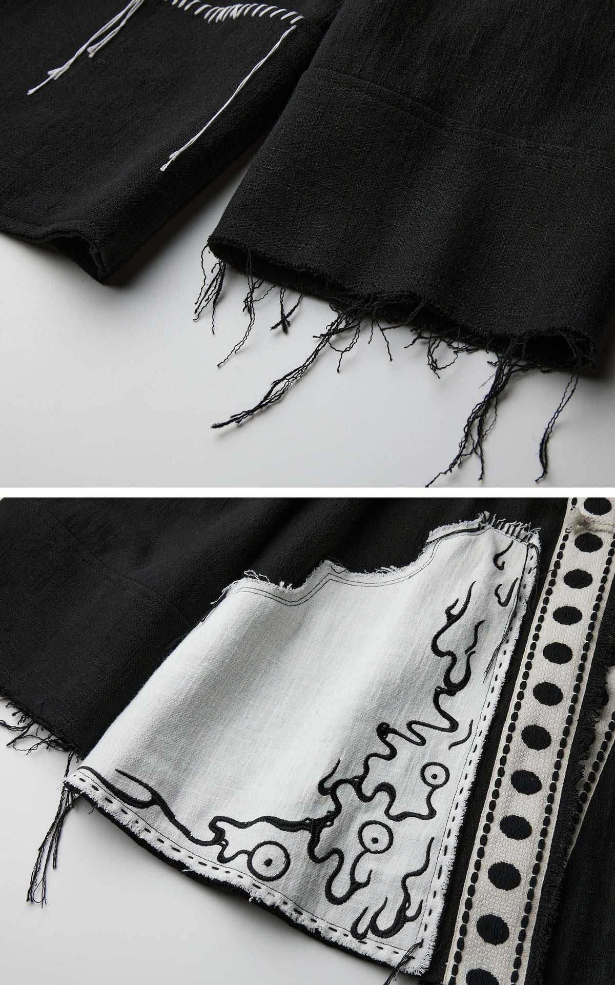DOINDULGE Veste oversize à empiècements contrastés