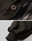 DOINDULGE Patchwork Embroidered Long Coat
