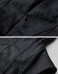 DOINDULGE PU V-Neck Peplum Corset Top