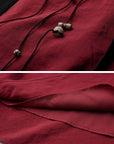 DOINDULGE Crimson Ritual Panel Maxi Dress Contrast Corset Silhouette Beaded Gown