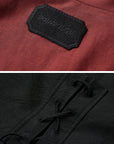DOINDULGE Reversible Two-Tone Hooded Tie-Detail Jacket