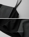 DOINDULGE Dark Avant-Garde Deconstructed Paneled Blazer