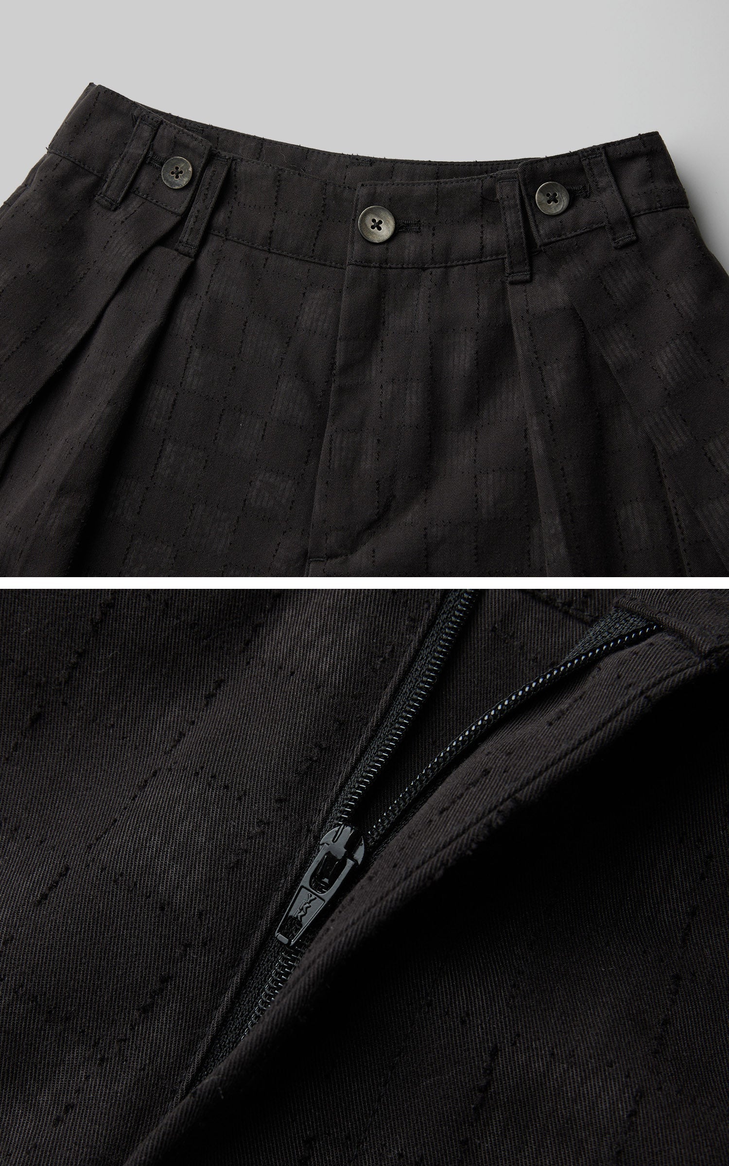 DOINDULGE High Waist Pleated Wide Leg Pants