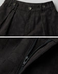 DOINDULGE High Waist Pleated Wide Leg Pants