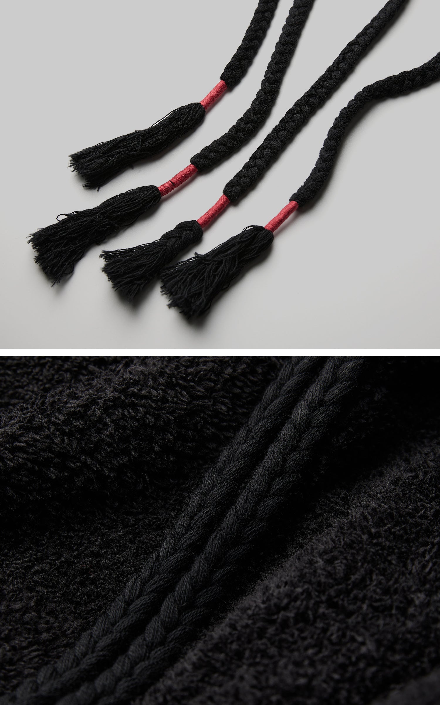 DOINDULGE Draped Tie-Detail Shawl Jacket