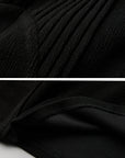 DOINDULGE Asymmetrical Pleated Long Skirt