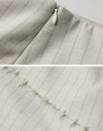 DOINDULGE Deconstructed Layered Wide-Leg Skirt-Pants