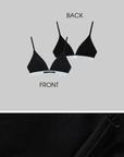 WARDEN EDGE Off-Shoulder Tee & Logo Bralette Set