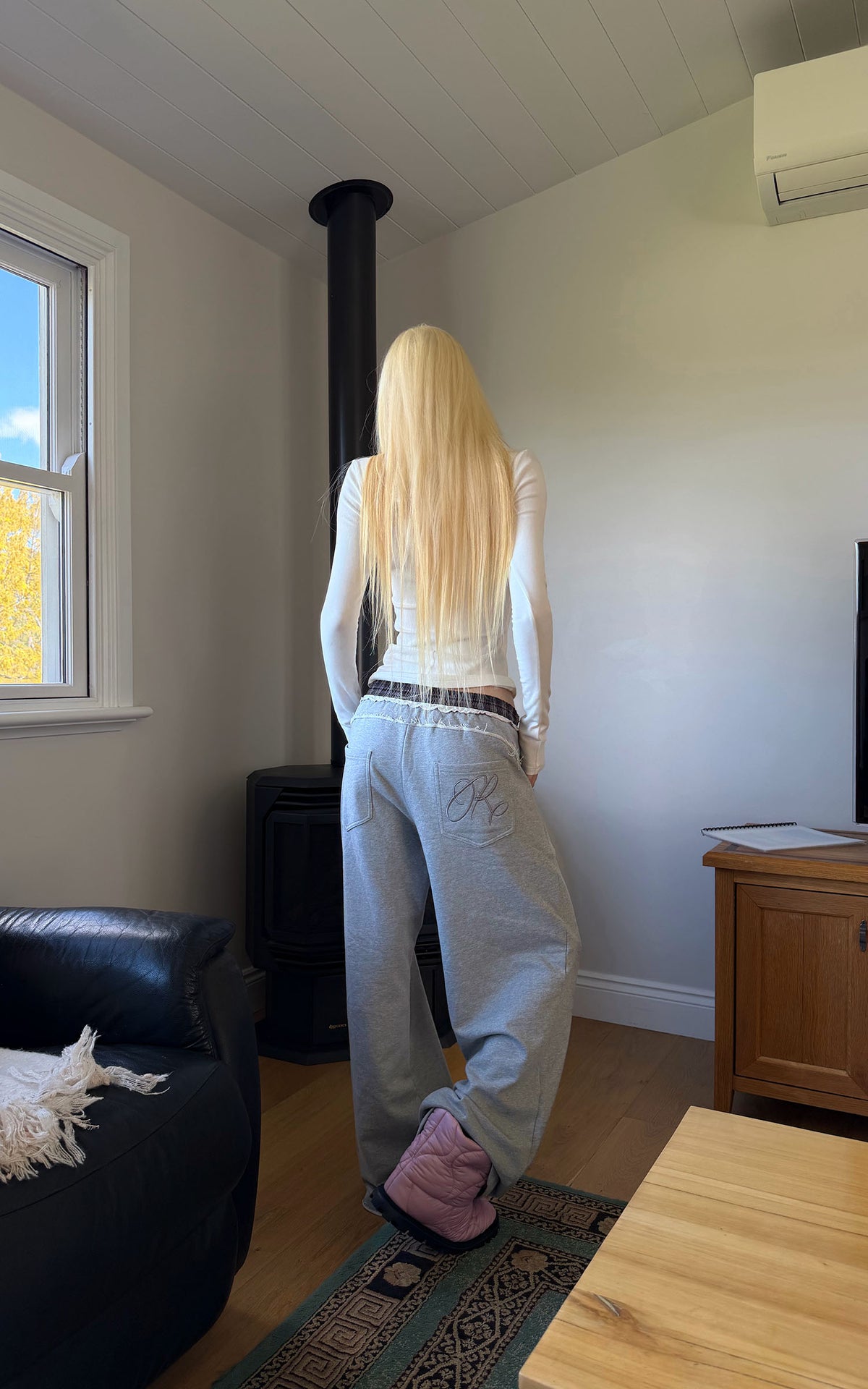 Rase le sol Oversized Wide Leg Sweatpants