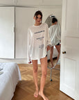 0122stepll T-shirt à manches longues oversize Resilient Club avec motif graphique