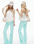 IAMXIAA Button Detail Bubble Tube Top