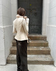 Rase le sol Faux Fur Draped Vest