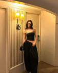 0122stepll Leopard Trim Slim Fit Spaghetti Strap Cami Top