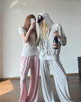 Rase Le Sol Lightweight Hoodie & Wide-Leg Pants Set