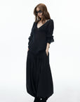 IAMXIAA High-Waist Pleated Balloon Pants