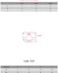 Rase le sol Asymmetric Bow Tube Top