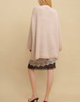 0122stepll Two-Piece Layered Lace Midi Skirt