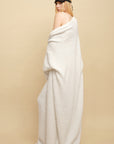 0122stepll Cloud Knit Cardigan, Cami & Wide-Leg Pants Set