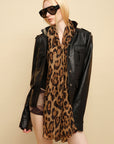 0122stepll Utility Pocket Leather Jacket