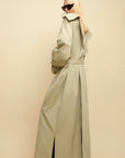 0122stepll Axis High-Neck Oversized Trench Coat