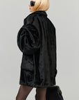 0122stepll Oversized Military Belted Long Wool Trench Coat