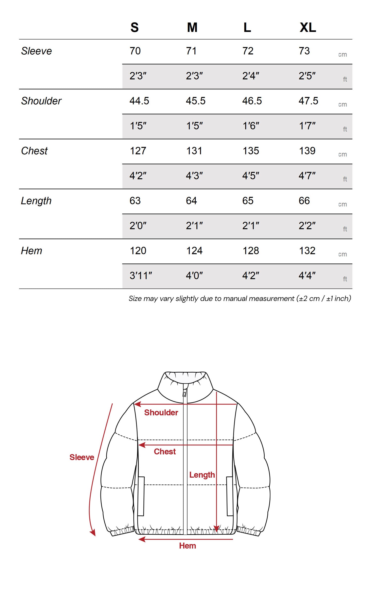 WARDEN EDGE ニットフードパネル付きウール風ダウンジャケット