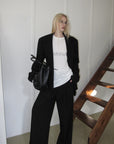 0122stepll T-shirt à manches longues oversize Labyrinthe