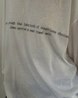 0122stepll T-shirt à manches longues oversize Labyrinthe
