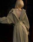 0122stepll Axis High-Neck Oversized Trench Coat