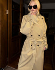 0122stepll Axis High-Neck Oversized Trench Coat
