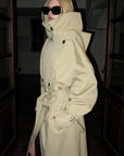 0122stepll Axis High-Neck Oversized Trench Coat