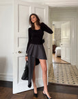 0122stepll Essential Knit Slim Long Sleeve Top