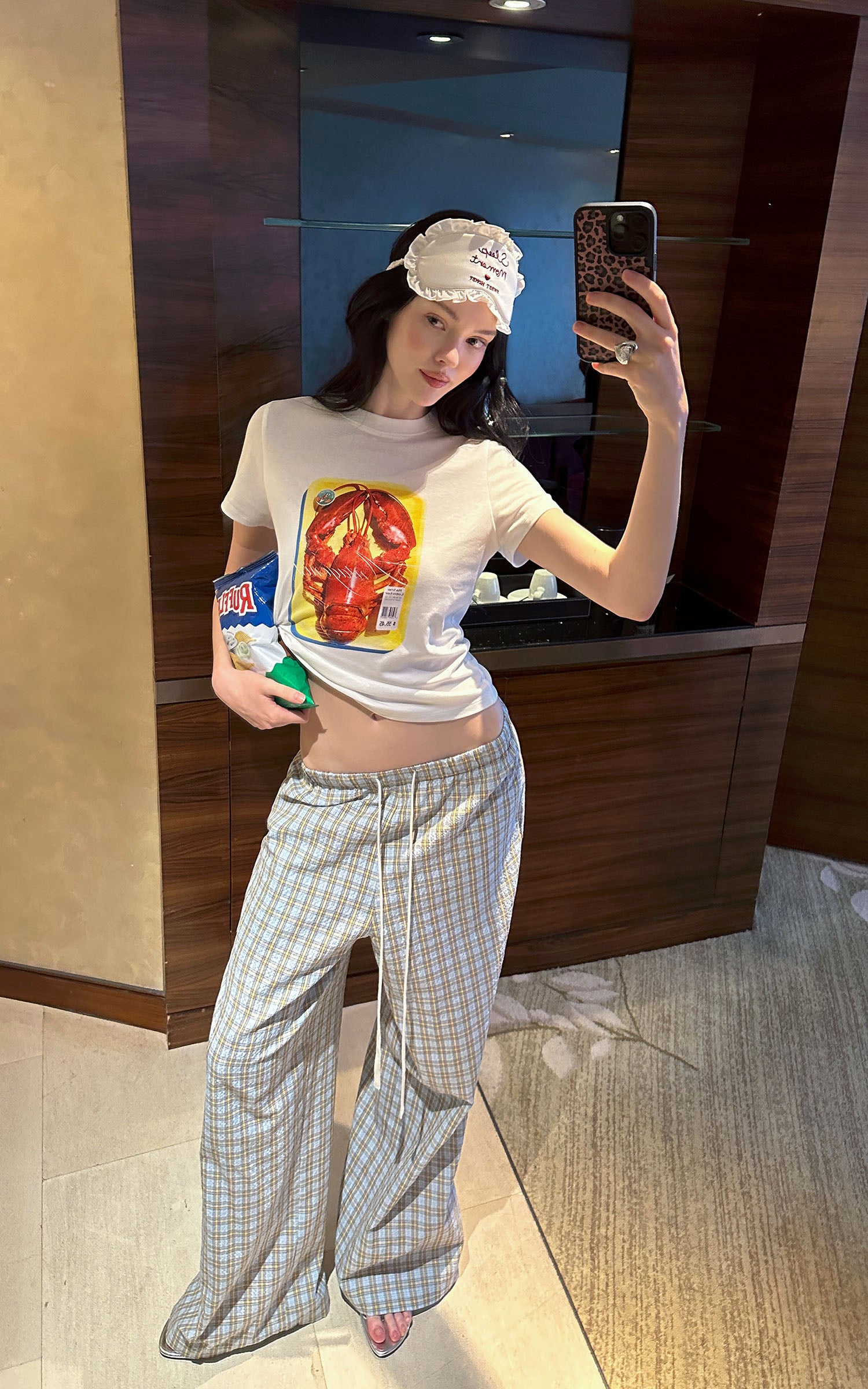 0122stepll Lobster Graphic Slim Fit Tee