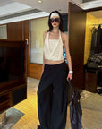 0122stepll Draped Halter Tube Top