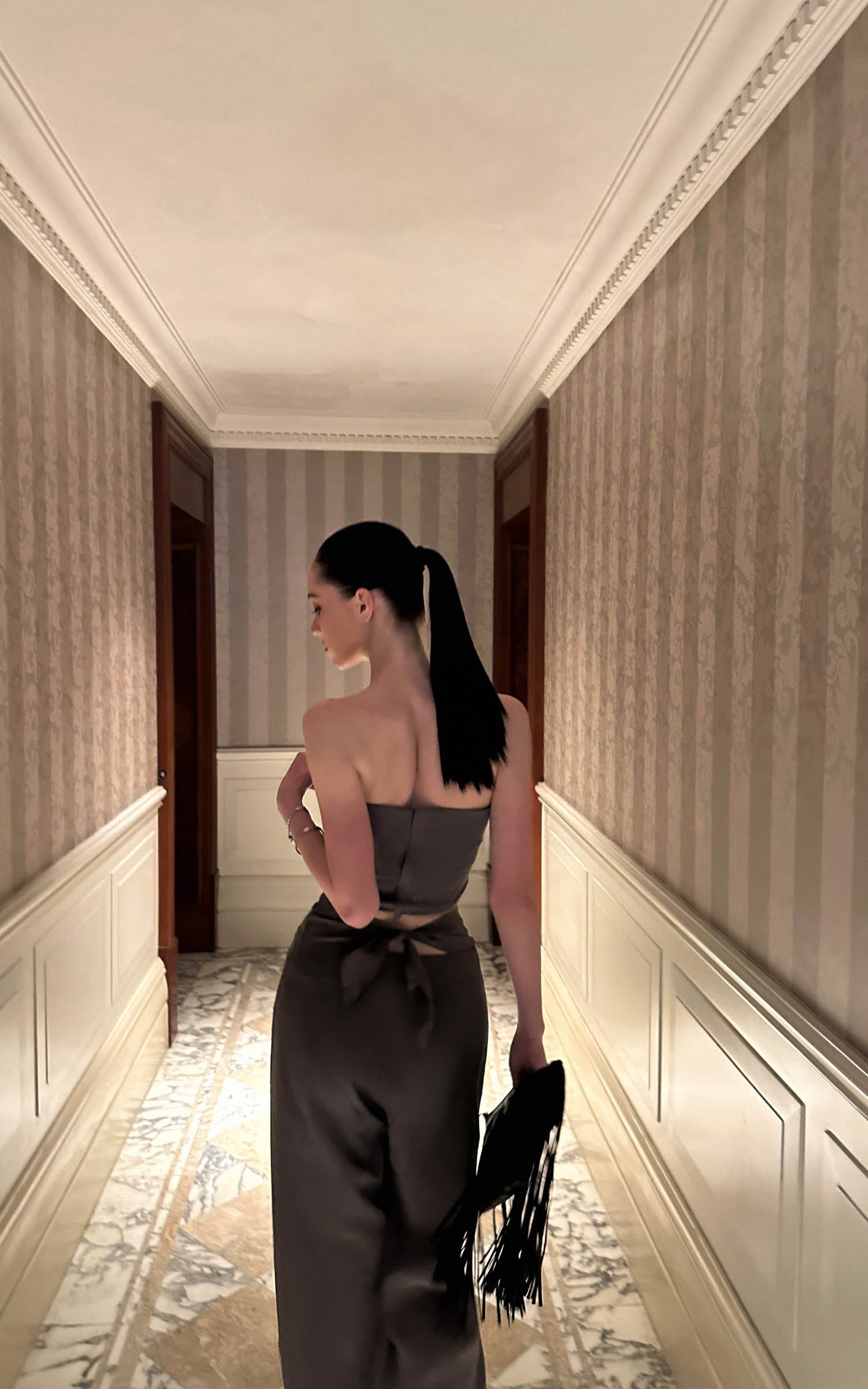 0122stepll Sculpt Cut Strapless Set