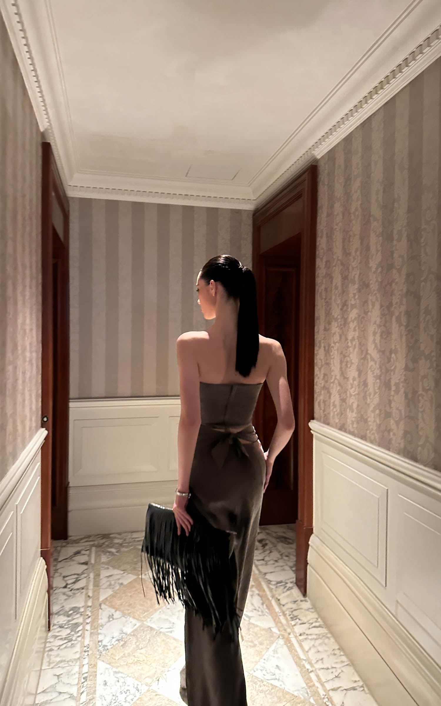 0122stepll Sculpt Cut Strapless Set