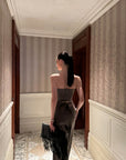 0122stepll Sculpt Cut Strapless Set