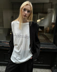 0122stepll T-shirt à manches longues oversize Labyrinthe