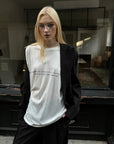 0122stepll T-shirt à manches longues oversize Labyrinthe