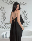 0122stepll Asymmetric Camisole & Maxi Skirt Set