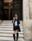 0122stepll Graphic Face Oversized T-Shirt