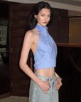 0122stepll Relaxed Wide-Leg Denim Trousers