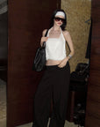 0122stepll Draped Halter Tube Top