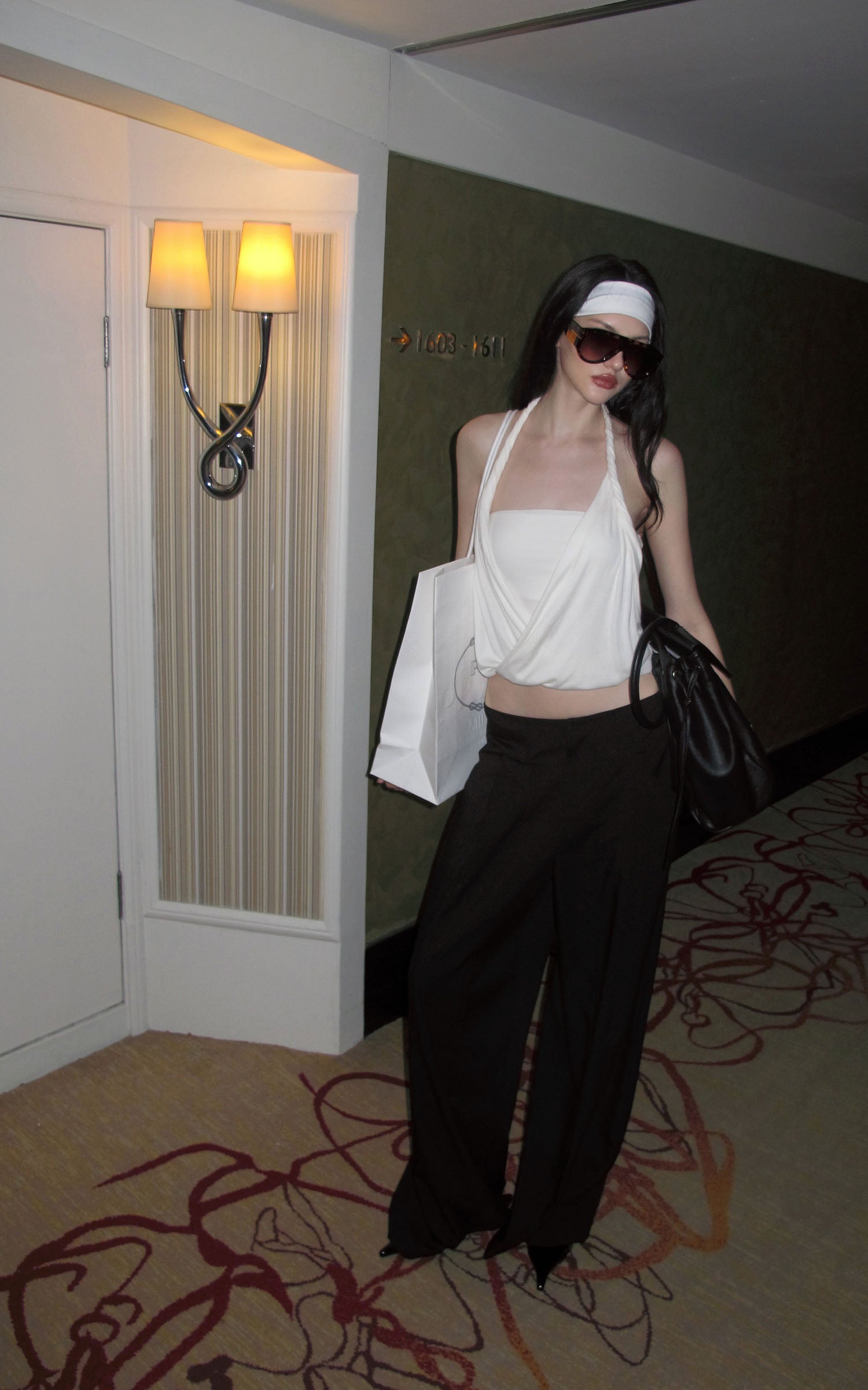 0122stepll Draped Halter Tube Top