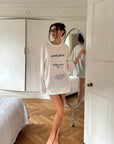 0122stepll T-shirt à manches longues oversize Resilient Club avec motif graphique