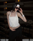 0122stepll Draped Halter Tube Top