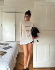 0122stepll T-shirt à manches longues oversize Resilient Club avec motif graphique