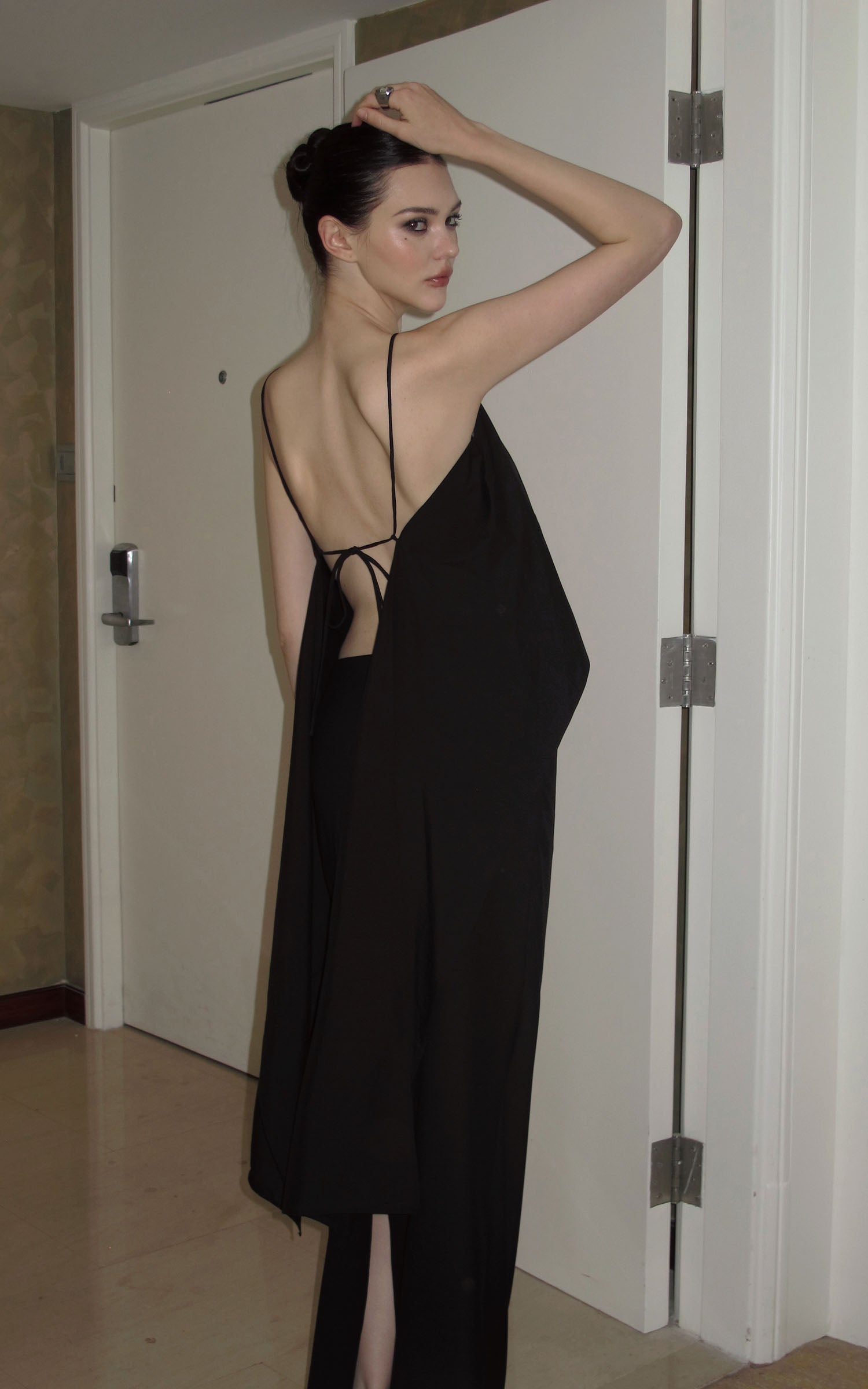 0122stepll Asymmetric Camisole &amp; Maxi Skirt Set