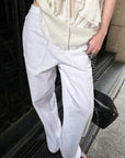 0122stepll Low Rise Wide Leg Pants
