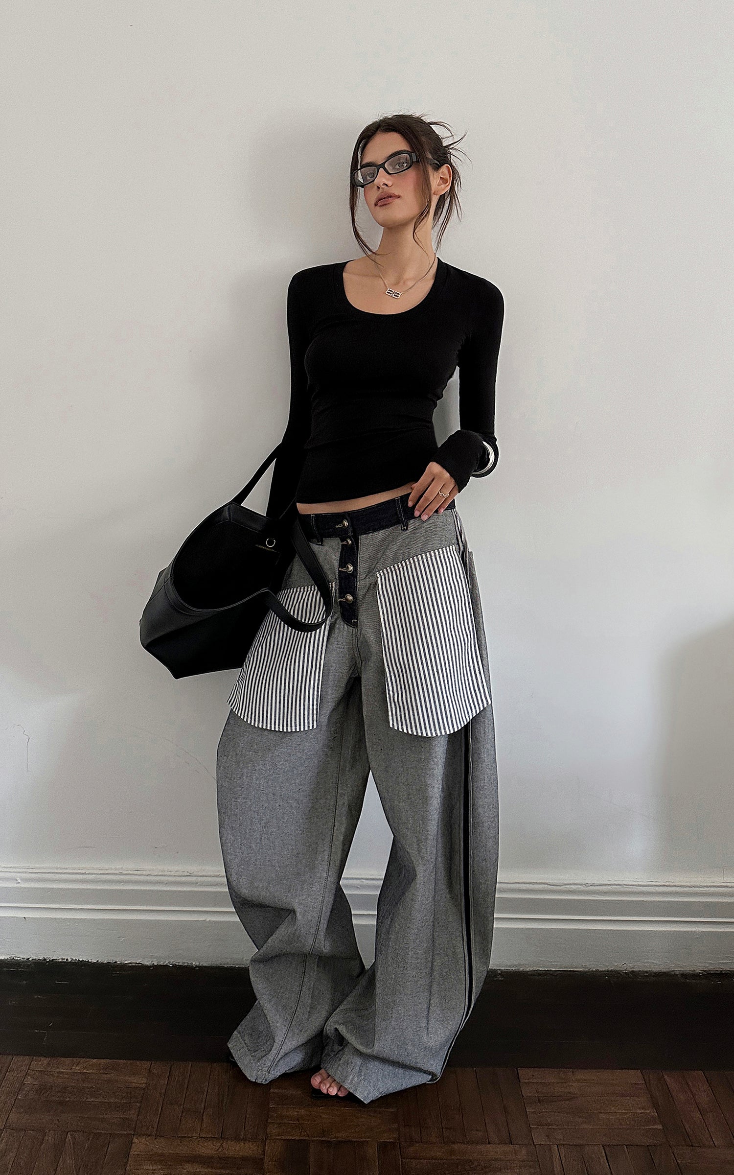 0122stepll Essential Knit Slim Long Sleeve Top